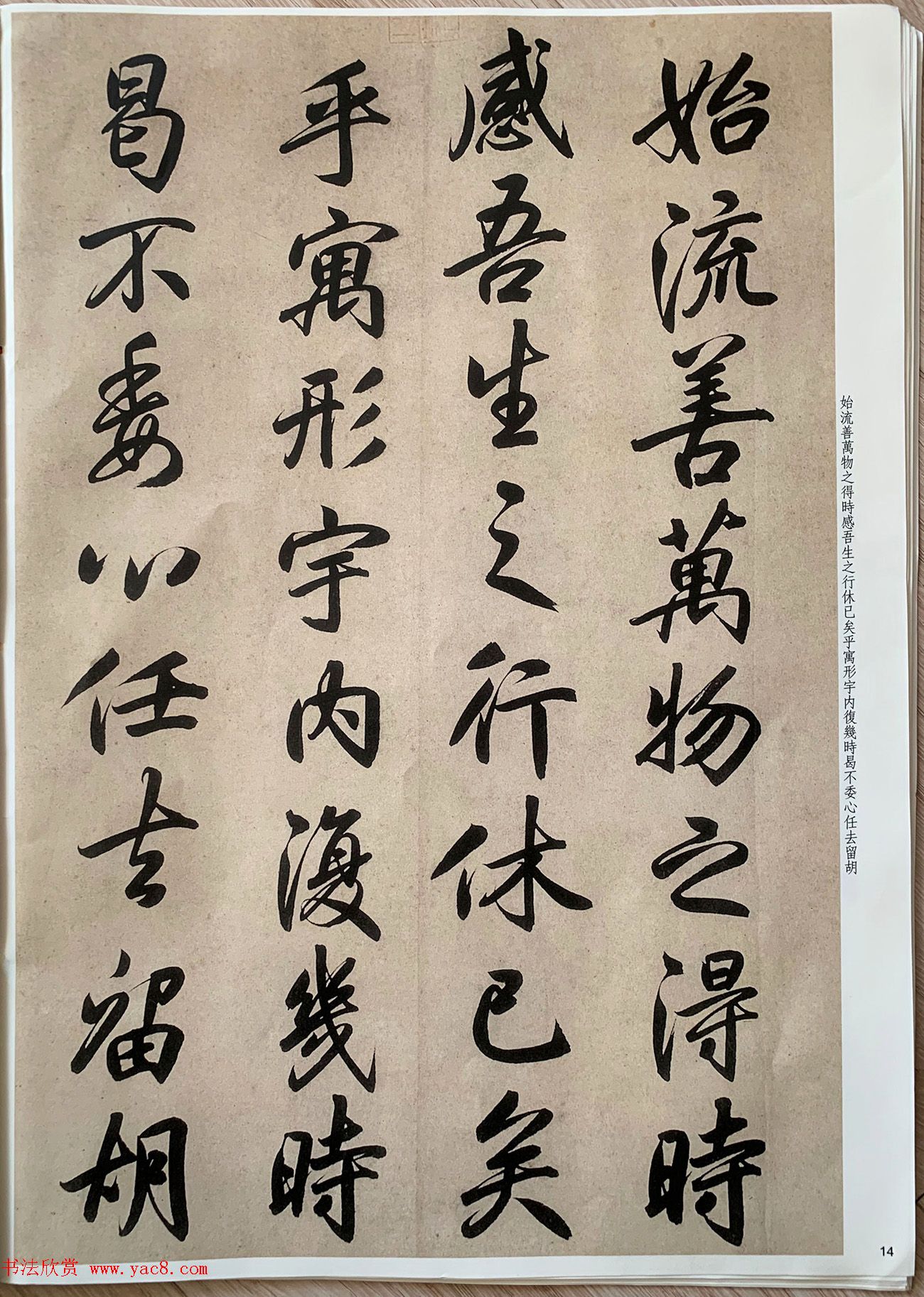 元代张畴斋行书《归去来兮辞》彩色放大本