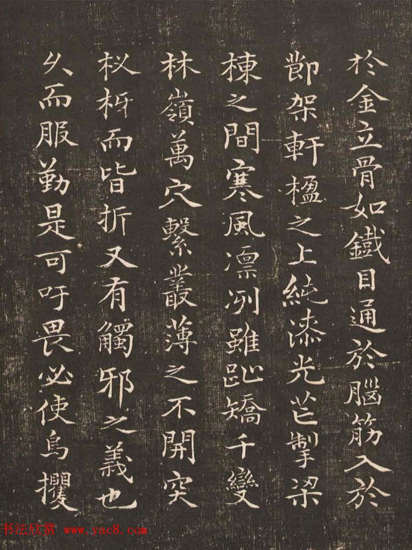 祝允明50岁小楷《雕赋并表》