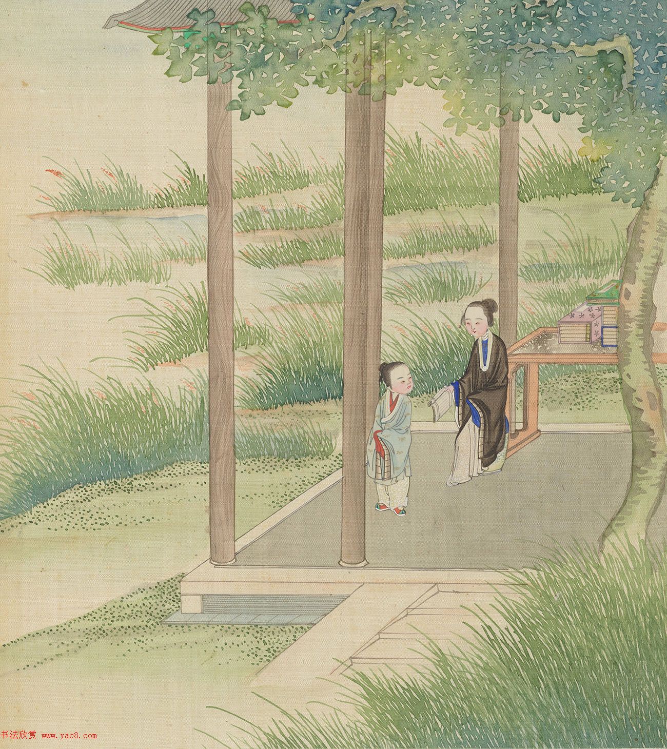 清代盛昱小楷录《红楼梦赋图册》 清代盛昱小楷录《红楼梦赋图册》