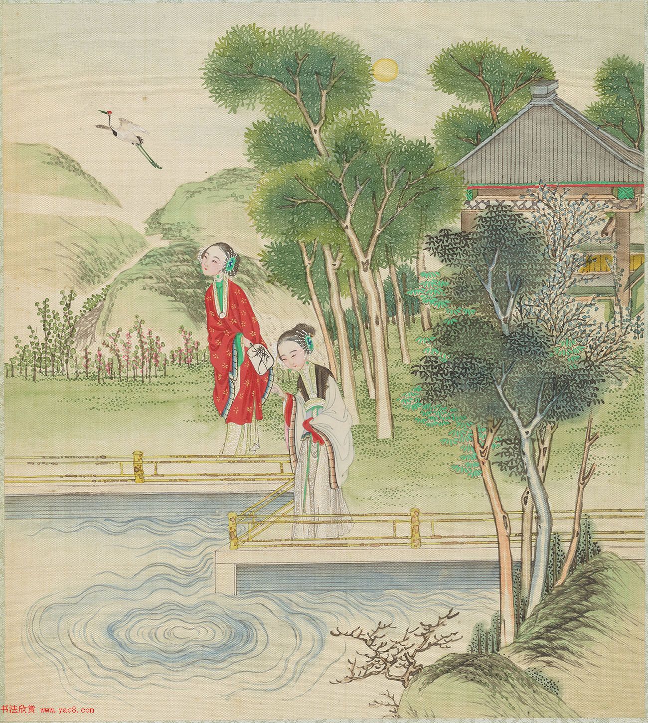 清代盛昱小楷录《红楼梦赋图册》 清代盛昱小楷录《红楼梦赋图册》