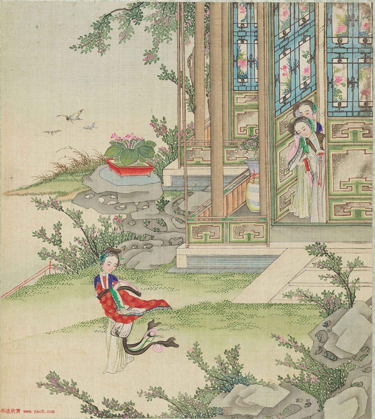 清代盛昱小楷录《红楼梦赋图册》 清代盛昱小楷录《红楼梦赋图册》