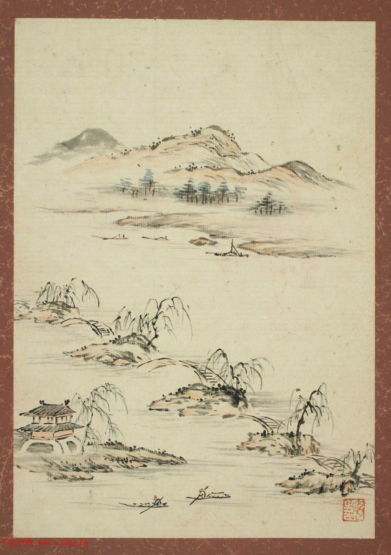 日本服元乔书法《服部南郭祇园南海书画帖》 日本服元乔书法《服部南郭祇园南海书画帖》