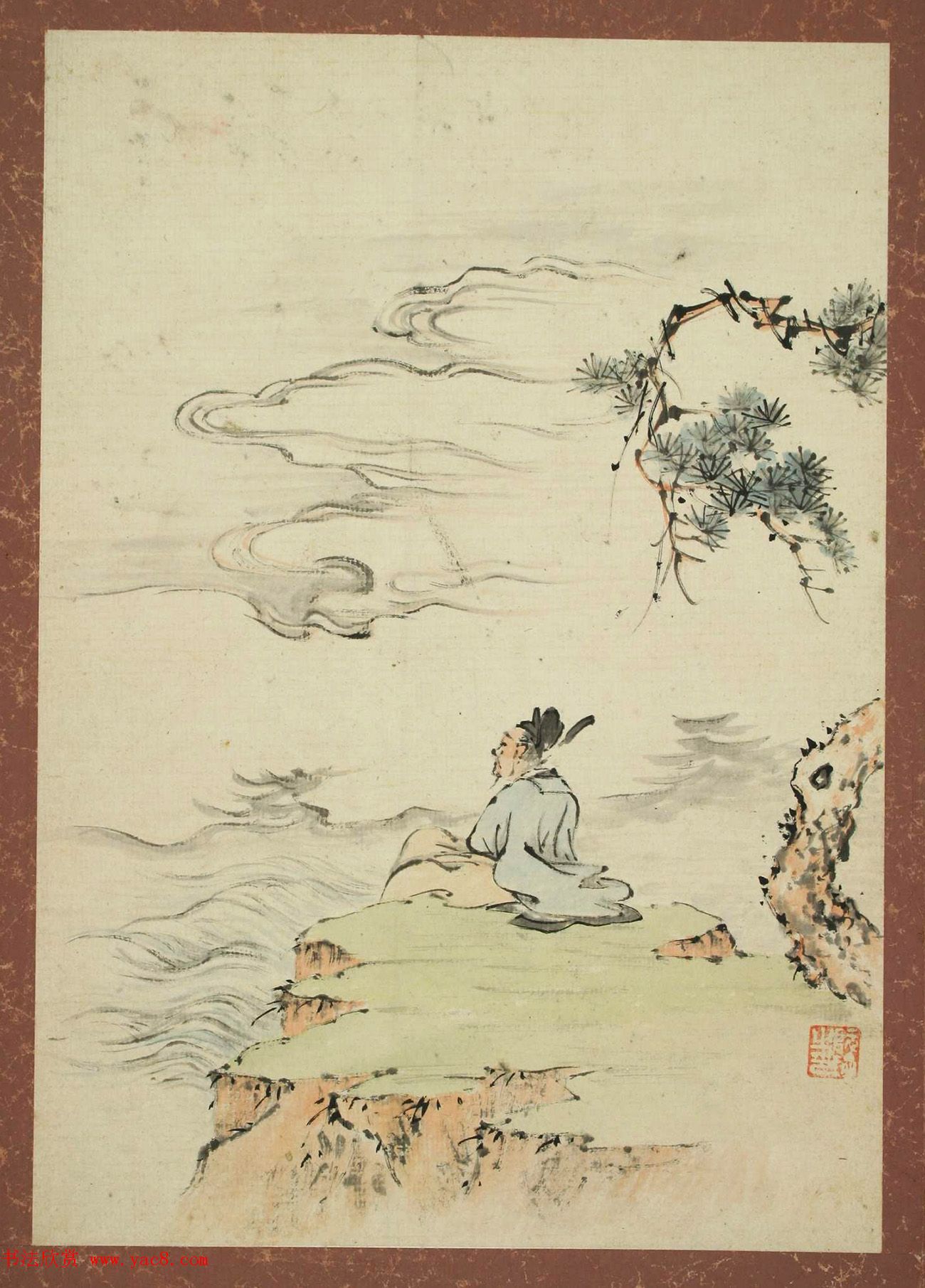 日本服元乔书法《服部南郭祇园南海书画帖》 日本服元乔书法《服部南郭祇园南海书画帖》