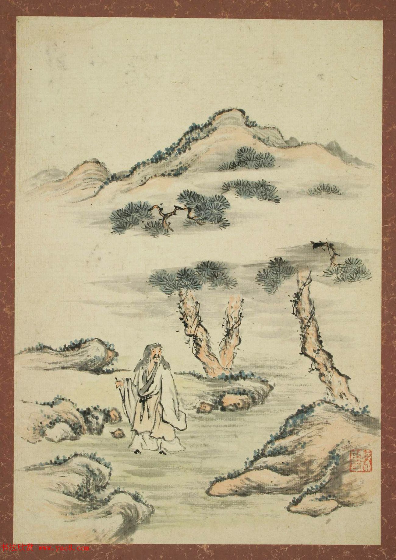 日本服元乔书法《服部南郭祇园南海书画帖》 日本服元乔书法《服部南郭祇园南海书画帖》