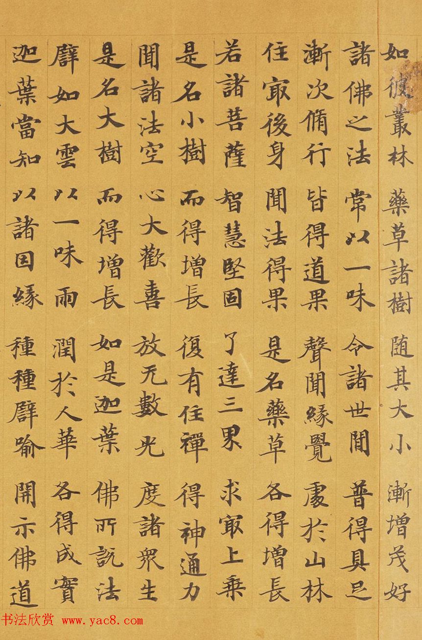 唐代赵文审小楷写经精品《妙法莲花经》