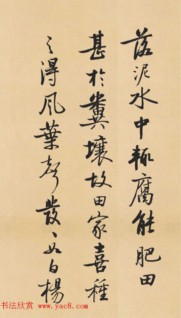 启功临写苏轼诗文帖四首