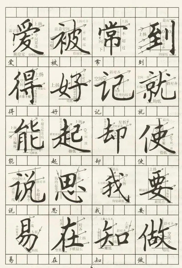 田英章作文常用120字解析