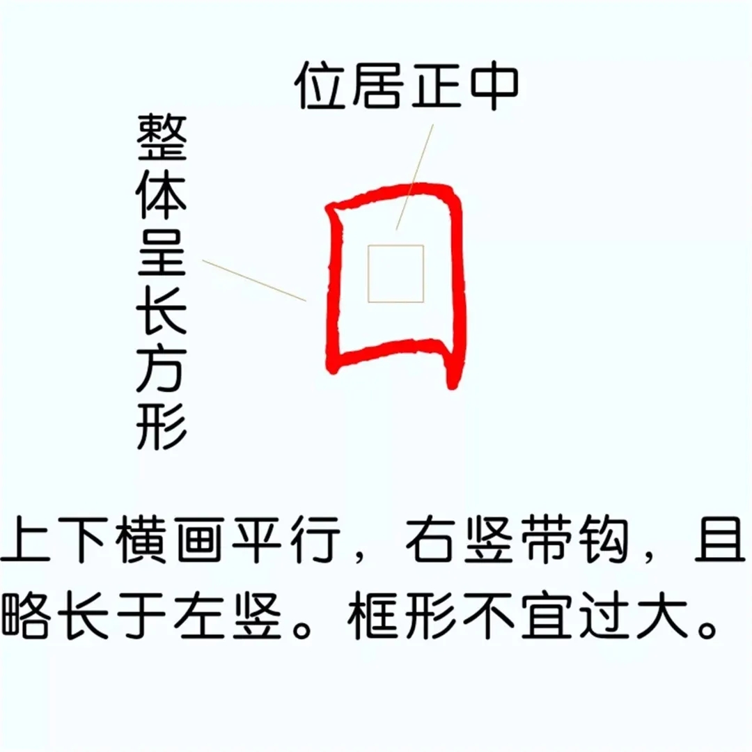 硬笔楷书教程：81个偏旁部首写法图解