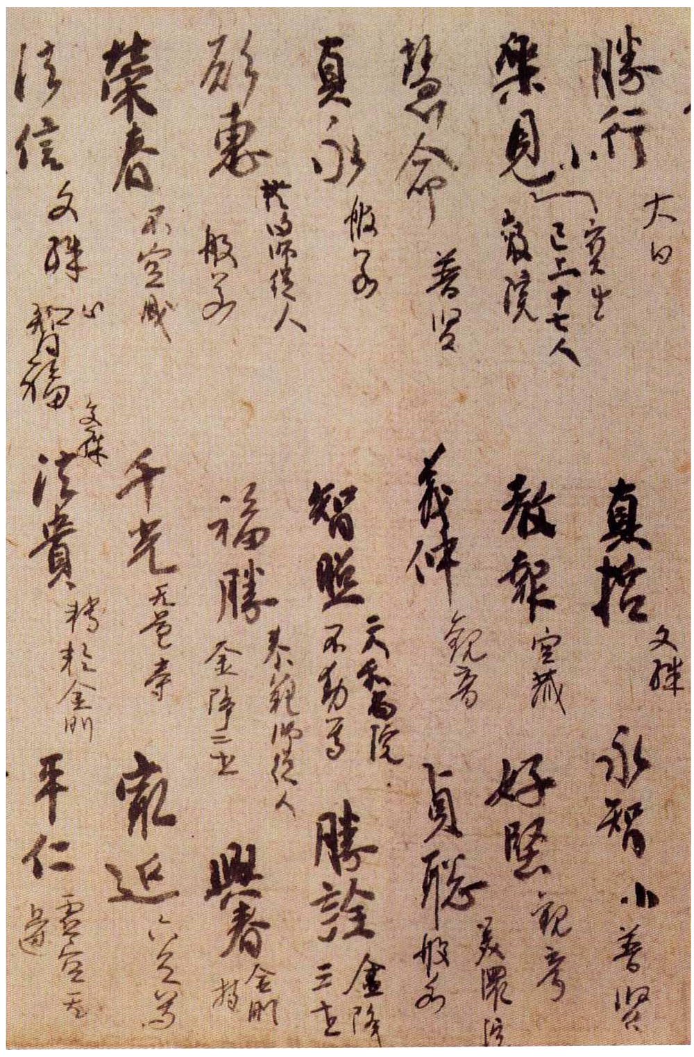 日本空海书法赏析《灌顶历名》