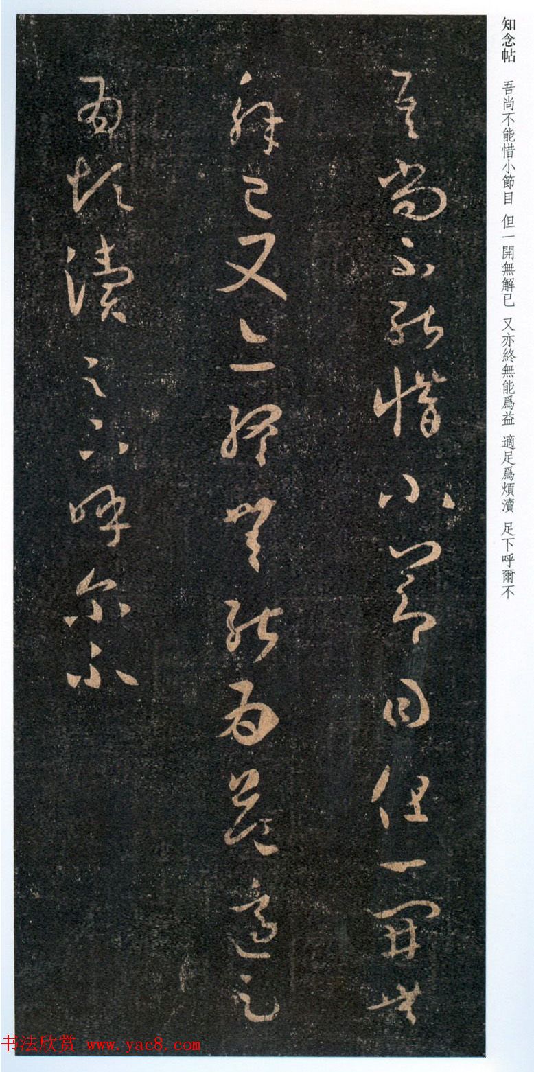 王羲之书法草书欣赏《知念帖》