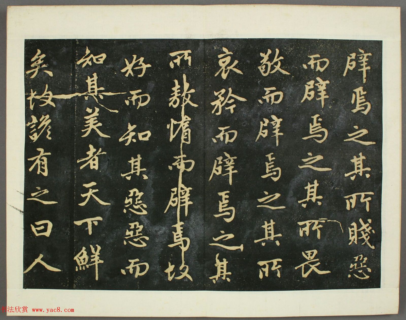 元代赵孟頫行书欣赏《子昂大学》