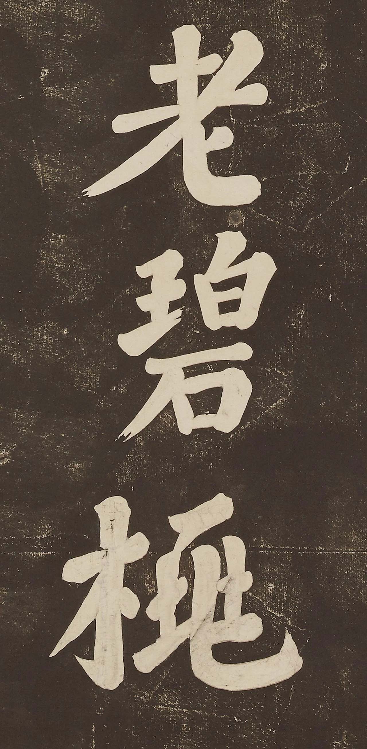 苏东坡大字楷书欣赏《过都昌诗》