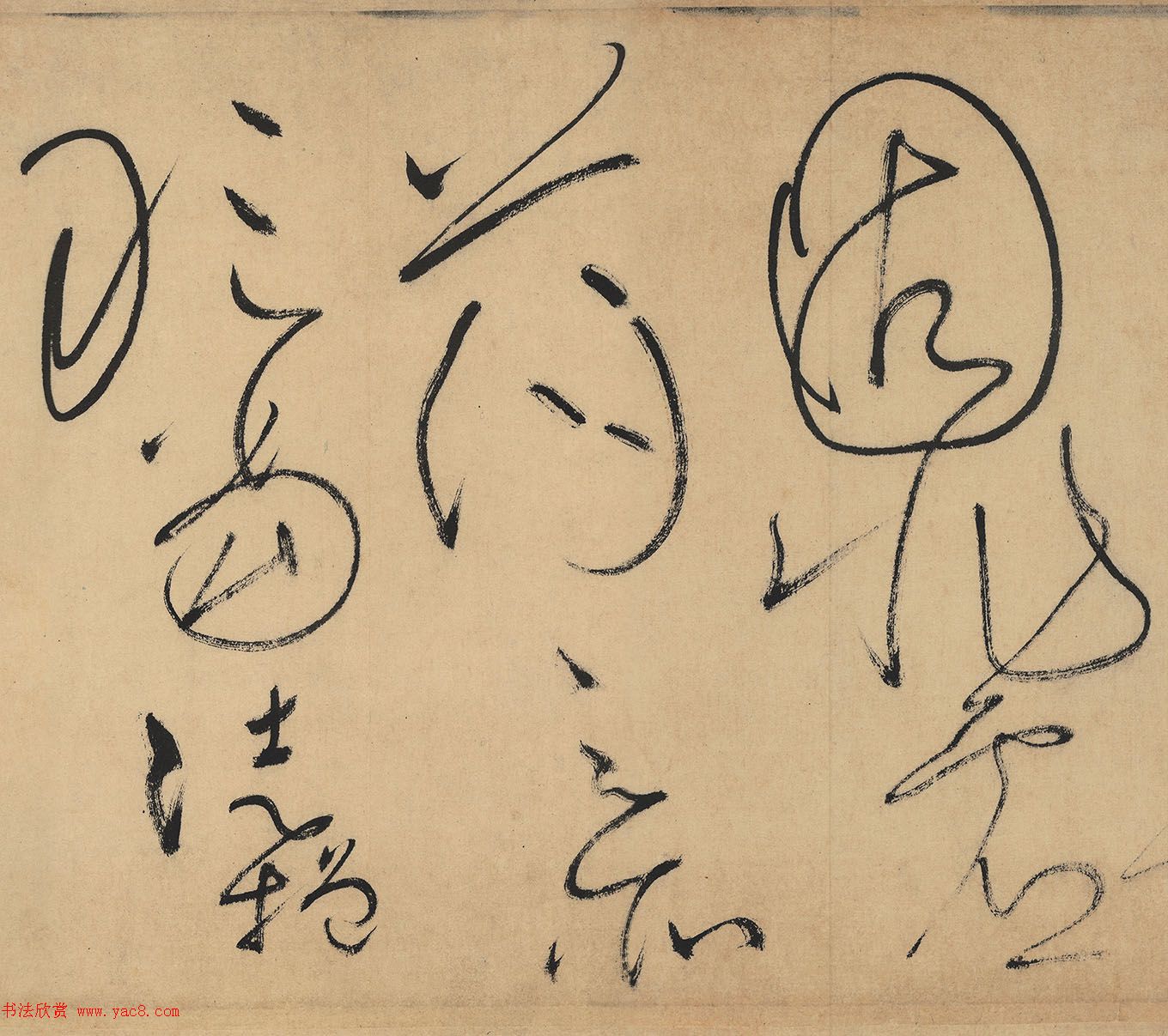 怀素草书欣赏《自叙帖》长卷墨迹全图 怀素草书欣赏《自叙帖》长卷墨迹全图