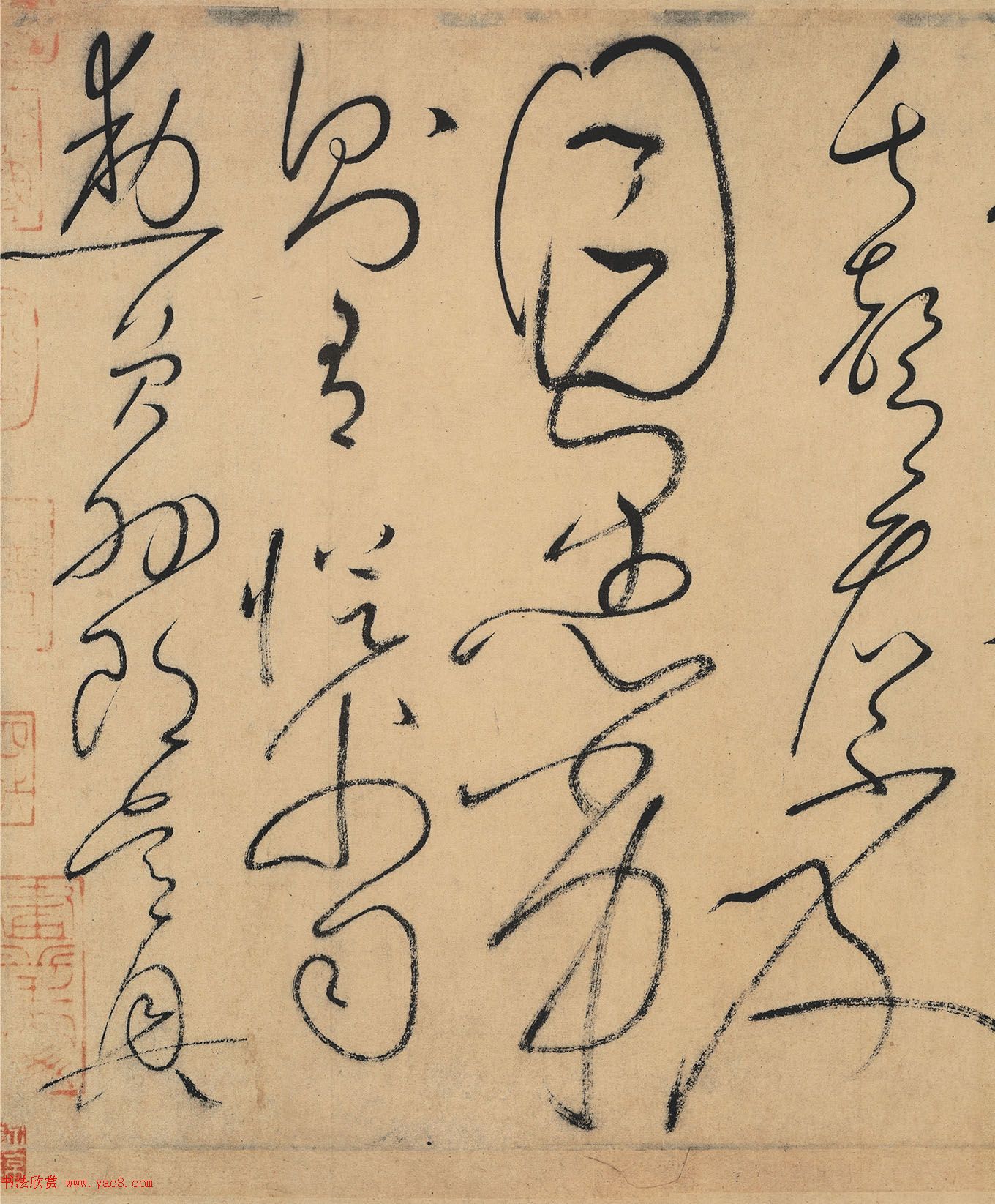 怀素草书欣赏《自叙帖》长卷墨迹全图 怀素草书欣赏《自叙帖》长卷墨迹全图