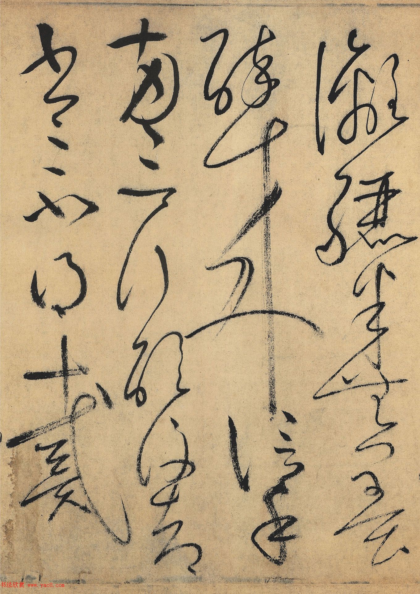 怀素草书欣赏《自叙帖》长卷墨迹全图 怀素草书欣赏《自叙帖》长卷墨迹全图