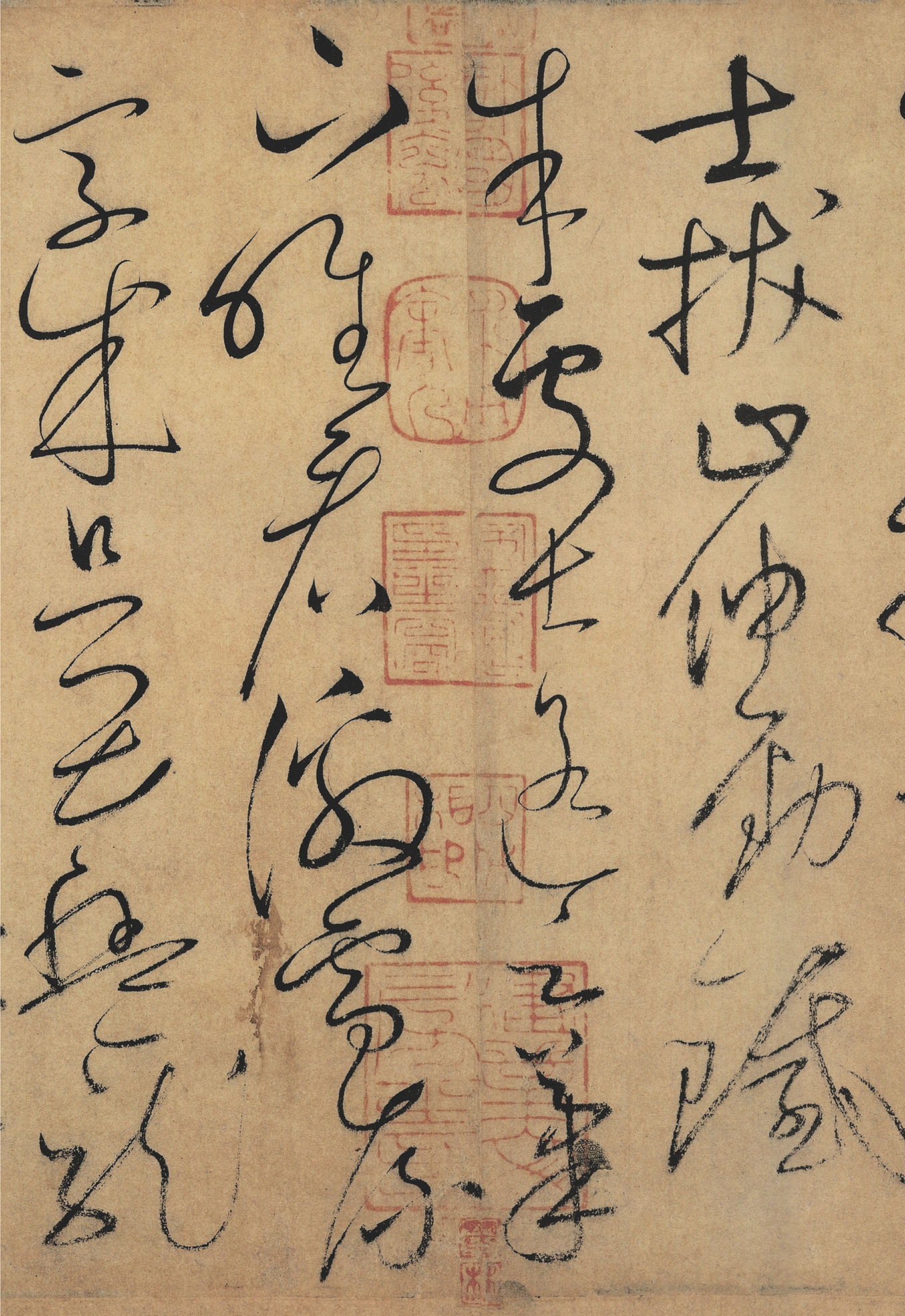 怀素草书欣赏《自叙帖》长卷墨迹全图 怀素草书欣赏《自叙帖》长卷墨迹全图