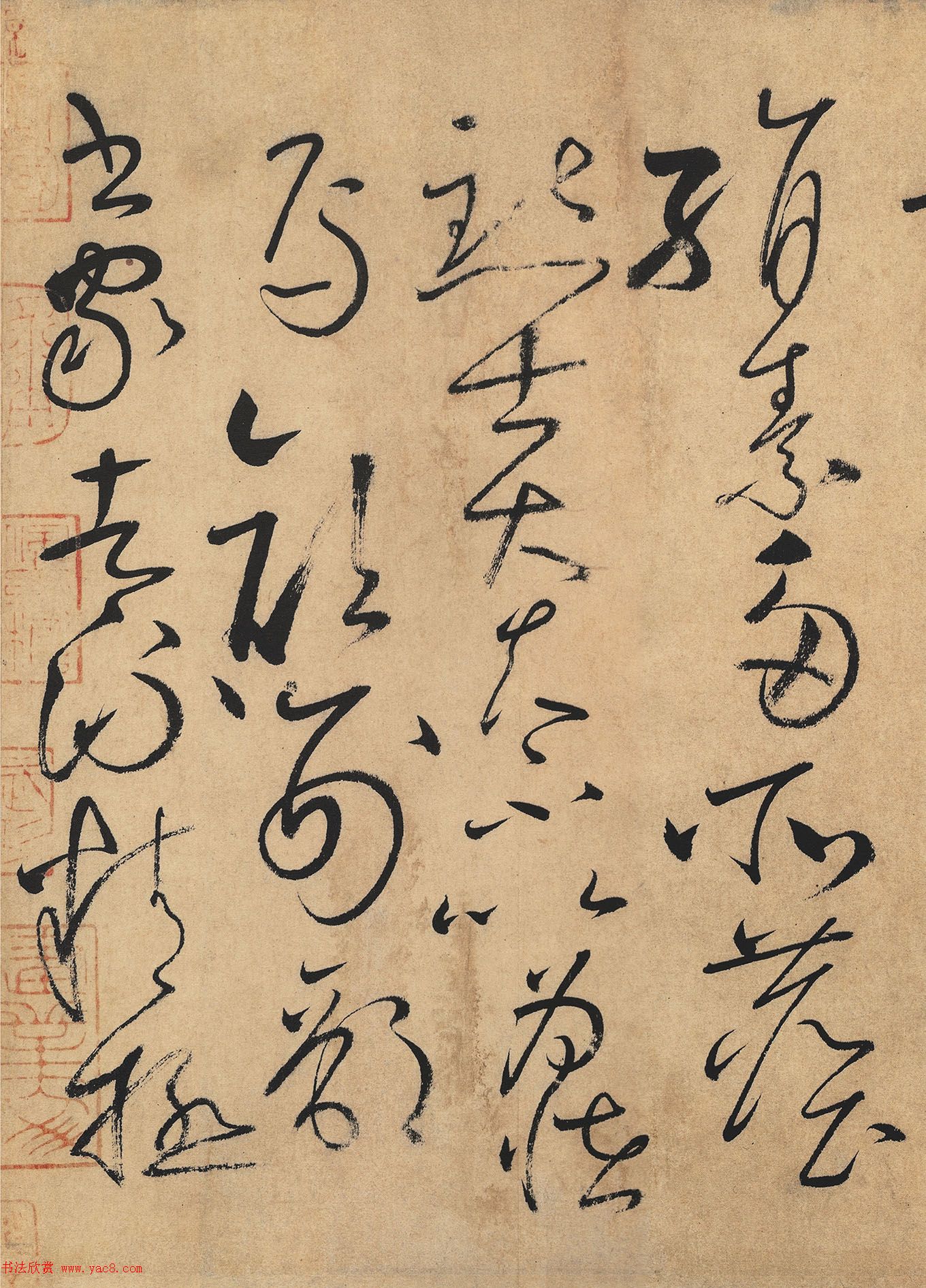 怀素草书欣赏《自叙帖》长卷墨迹全图 怀素草书欣赏《自叙帖》长卷墨迹全图