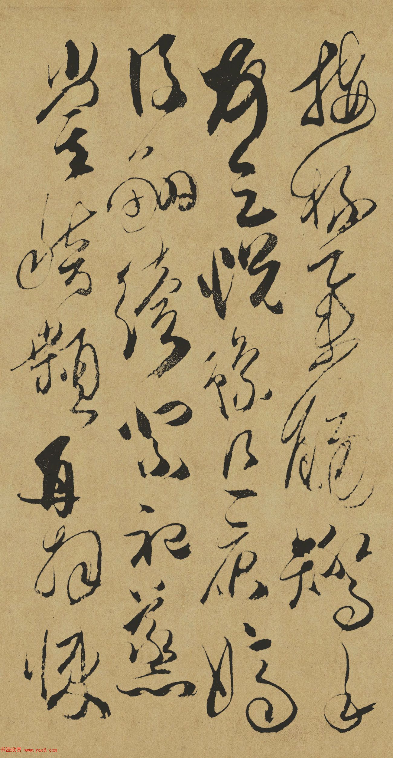 清代傅山草书作品《千字文》