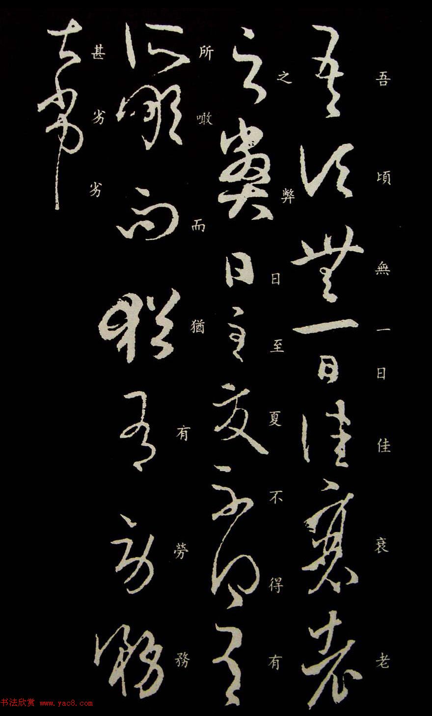 王羲之草书欣赏《衰老帖》