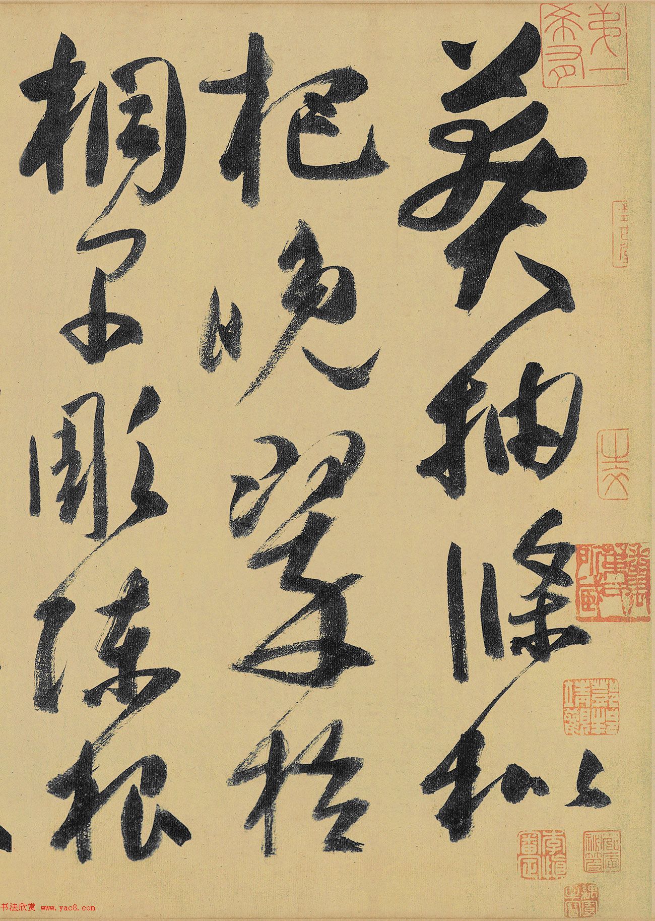 高闲书法真迹《草书千字文》残卷