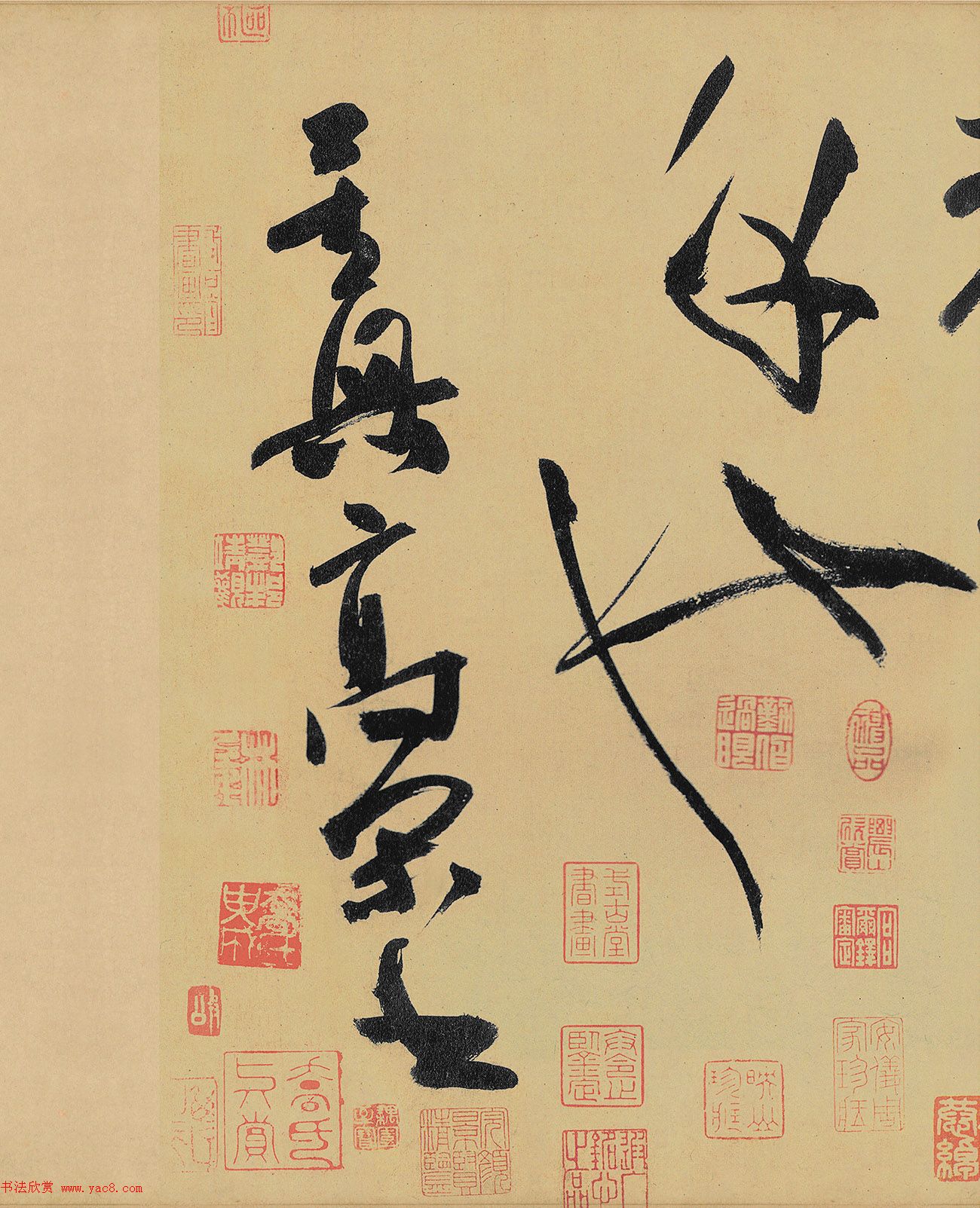 高闲书法真迹《草书千字文》残卷