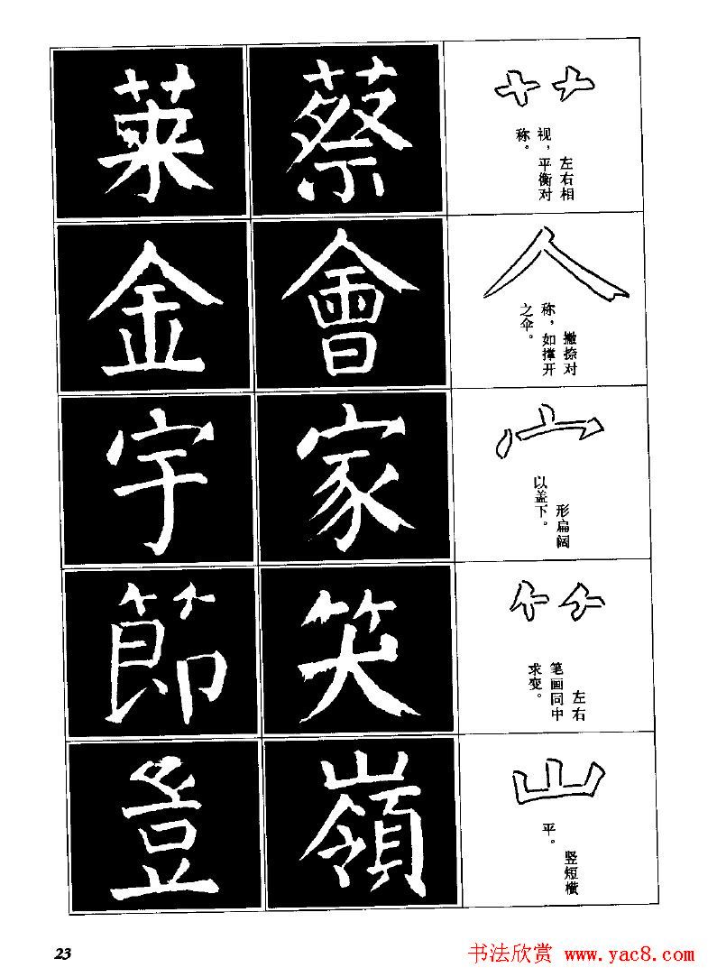 字帖欣赏《颜体楷书临习字谱》